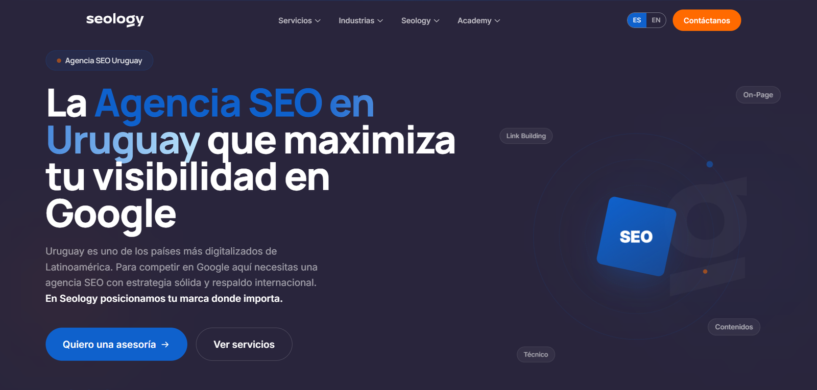 Sitio Web de la Agencia SEOlogy
