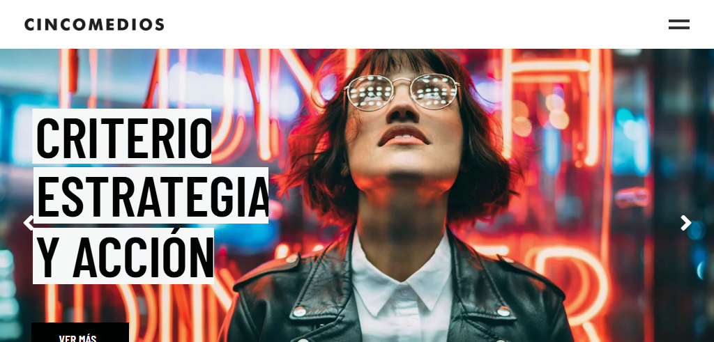 Sitio Web de la Agencia Cincomedios