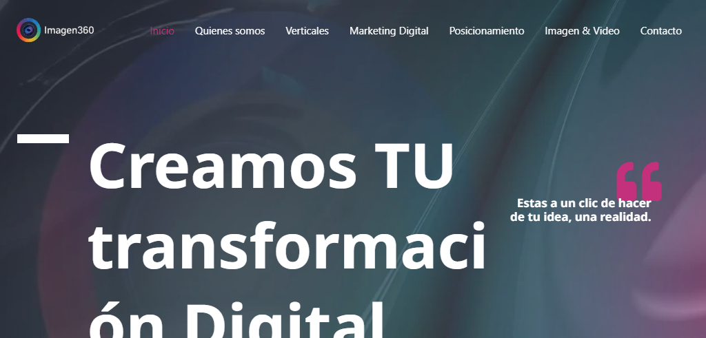 Sitio Web de la Agencia Imagen360