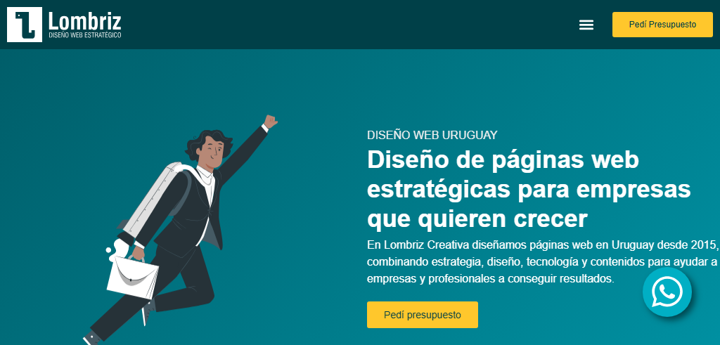 Sitio Web de la Agencia Lombriz Creativa