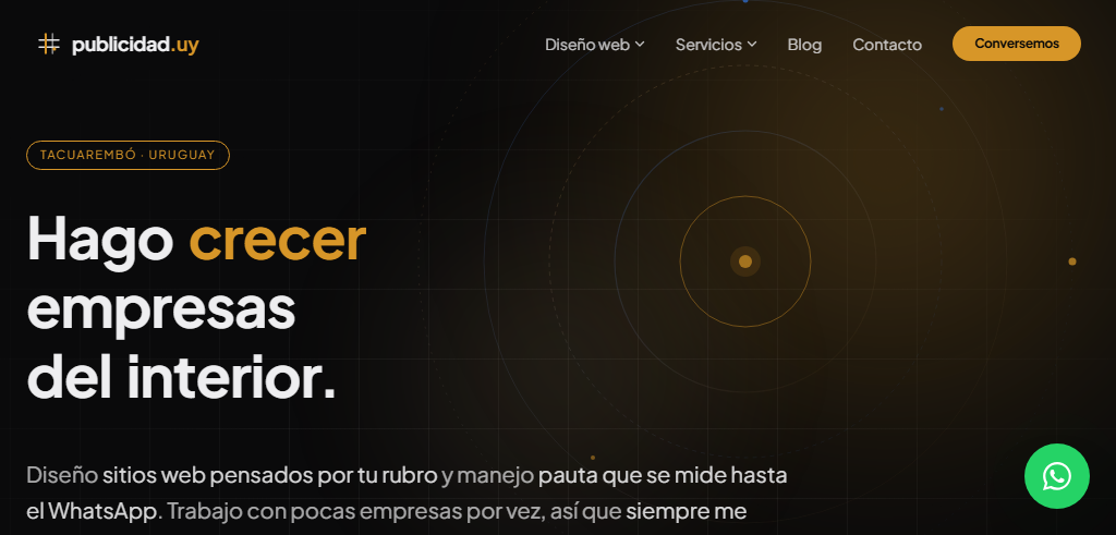 Sitio Web de la Agencia Publicidad.uy